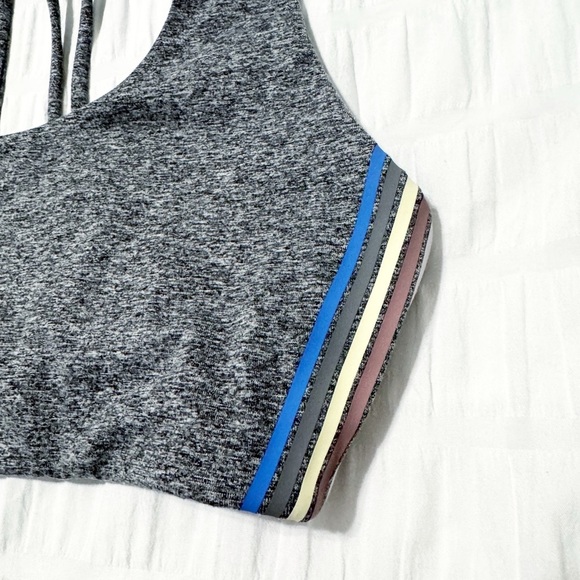 Spiritual Gangster Shaki Tech Longline Sports Bra Heather Grey Size Small - Picture 3 of 7
